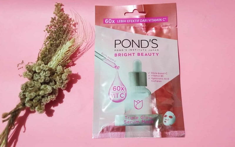 Review Pond's Triple Glow Serum Mask