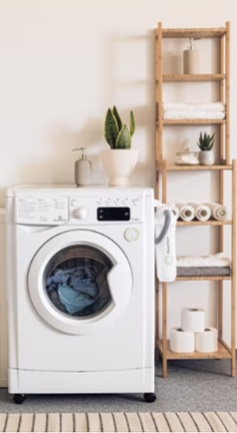desain ruang cuci baju di rumah minimalis, gambar dari Unsplash.com