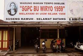 SGPC Bu Wiryo 1959 makanan legendaris di Jogja
