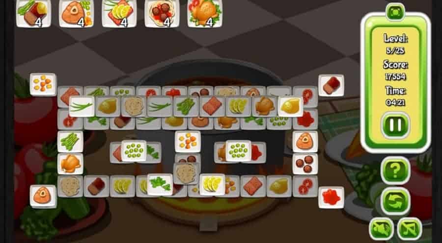 game online cooking mahjong