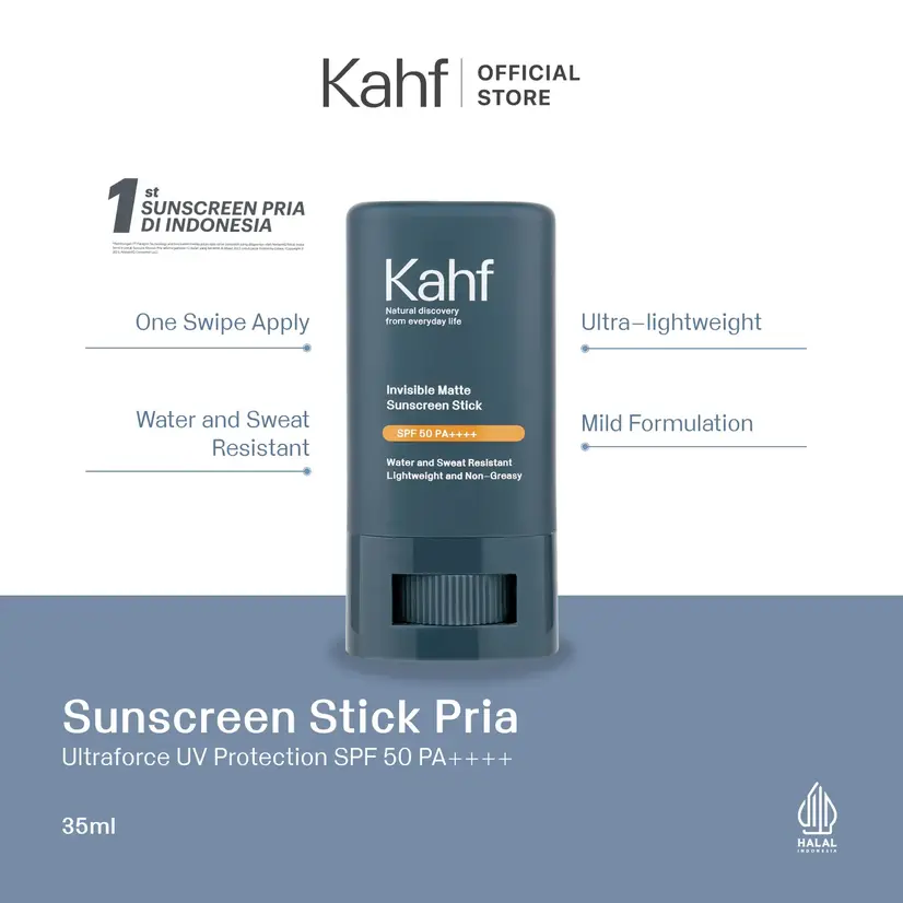 Kahf Invisible Matte Sunscreen Stick SPF50 PA++++