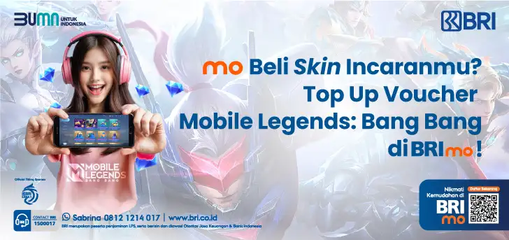 Cara Top Up Voucher Mobile Legends di BRImo