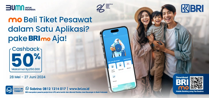 BRImo Promo Tiket Pesawat