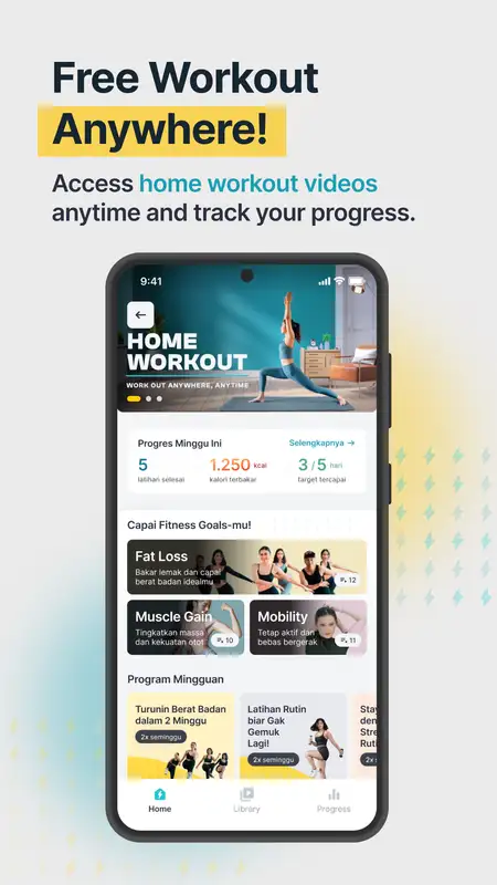 workout di mana saja dengan aplikasi fitness
