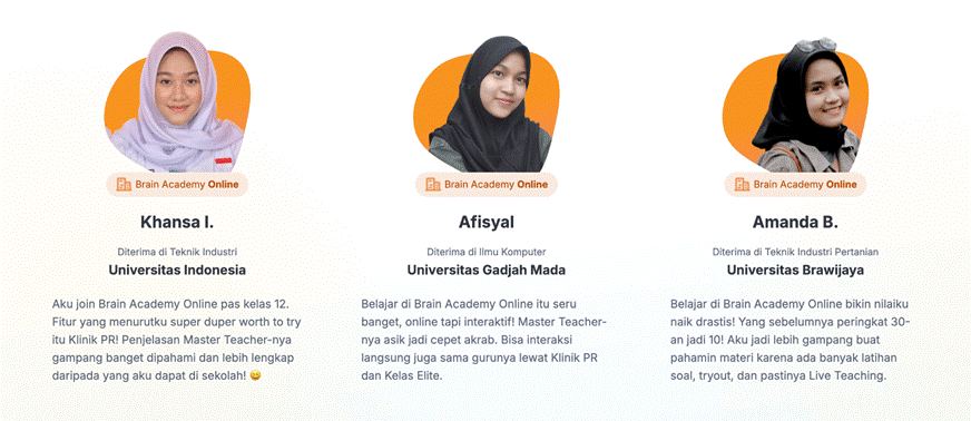 Rekomendasi Bimbel SNBT Terbaik Brain: Academy by Ruangguru